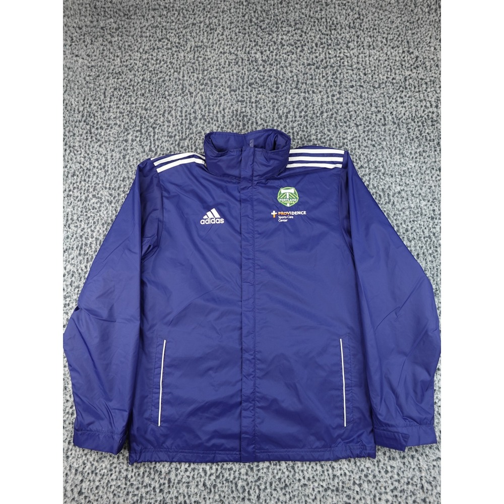 Adidas Portland Timbers Jacket Mens S Purple MLS Soccer Windbreaker V39446‎